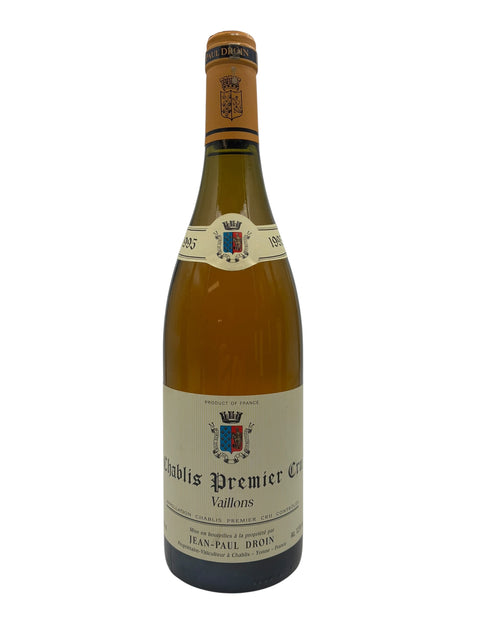Flaske af Chablis Premier Cru Vaillons Jean Paul Droin 1995