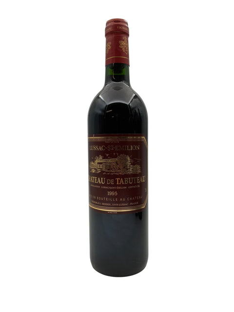Flaske af Chateau de Tabuteau rødvin fra 1995