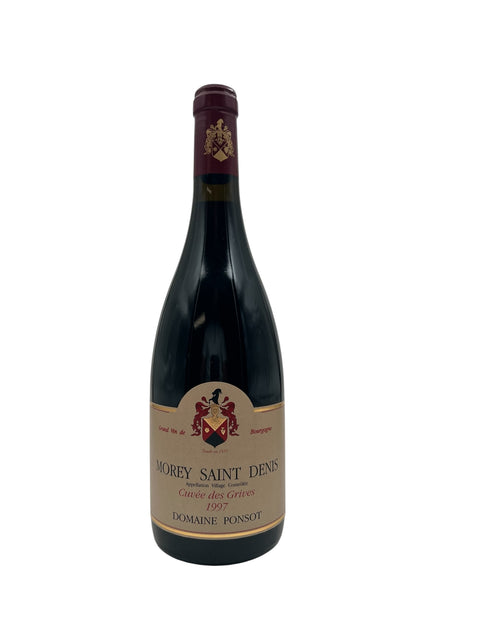 Flaske af Morey Saint Denis fra Domaine Ponsot 1997
