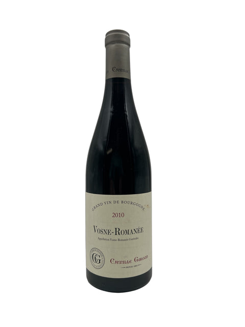 Flaske af Vosne-Romanée Camille Giroud 2010 rødvin