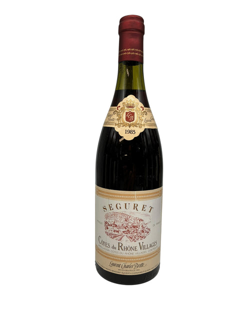 Flaske af Seguret Laurent Charles Breyton Côtes du Rhône Villages 1985