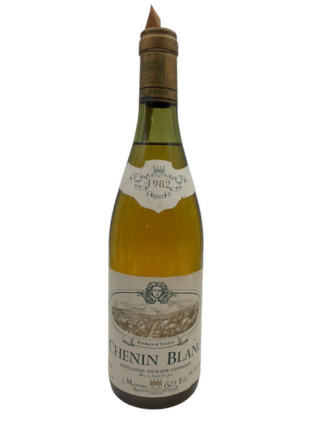Flaske af Chenin Blanc J Moreau 1982 fra Touraine