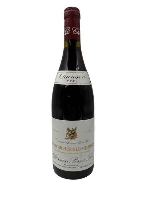Flaske af Pernand-Vergelesses Chanson Grand Cru 1995 rødvin