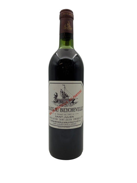 Château Beychevelle 1983 flaske visning