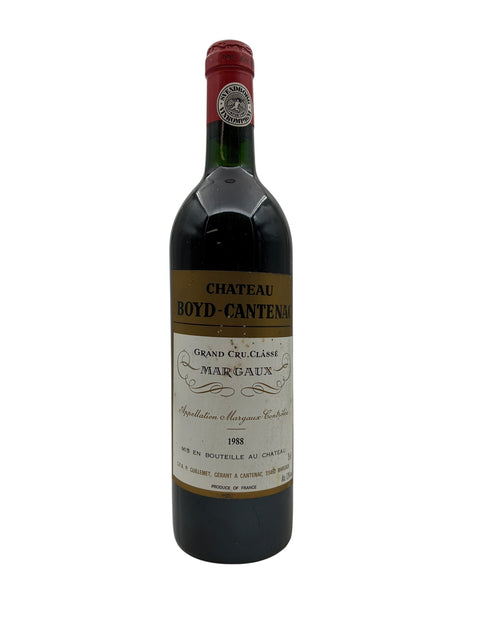 Flaske af Chateau Boyd-Cantenac Margaux 1988 rødvin