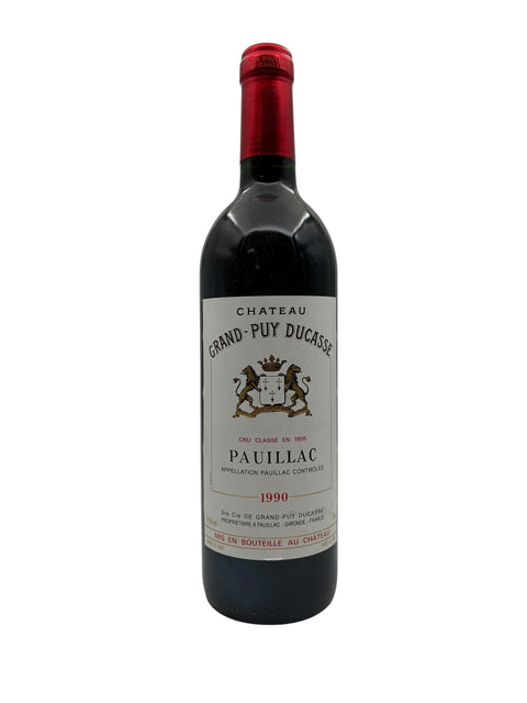 Château Grand-Puy Ducasse Pauillac 1990-flaske