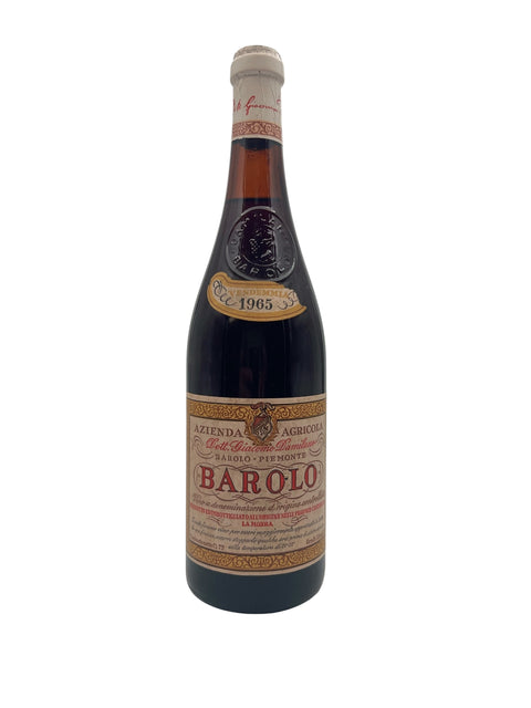 Flaske af Barolo Azienda Agricola 1965 rødvin