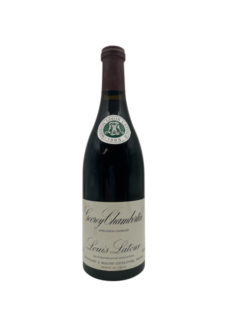 Gevrey-Chambertin 1985 fra Louis Latour flaske