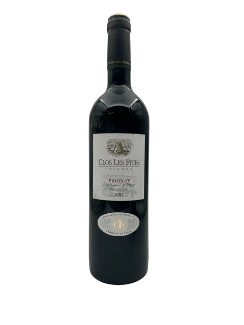 Flaske af Clos Les Fites Priorat 2007 rødvin