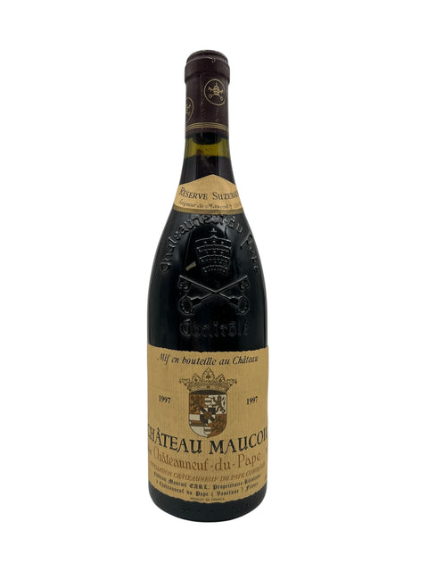 Flaske af Châteauneuf du Pape 1997 Château Maucoil