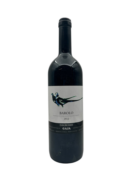 Flaske af Barolo Gaja 2012 rødvin