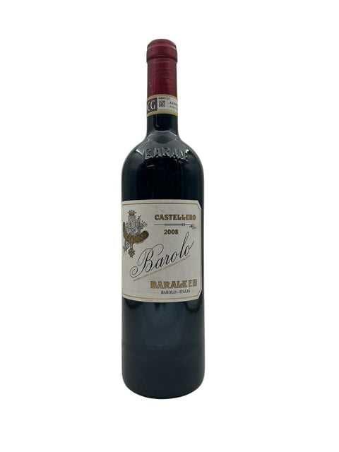 Flaske af Barolo Barale 2008 rødvin