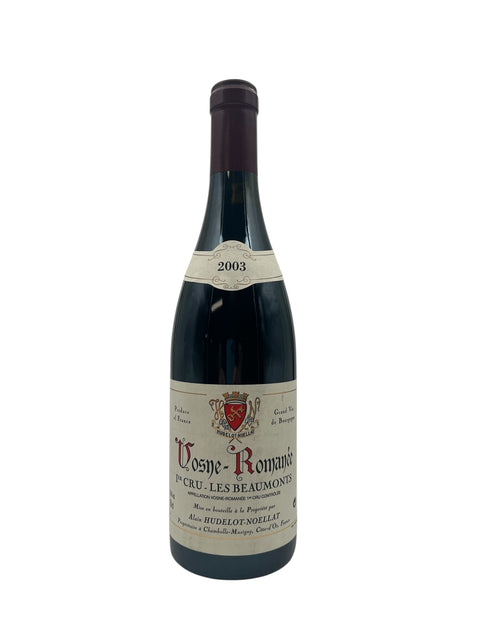 Flaske af Vosne-Romanée Hudelot-Noellat 2003 rødvin