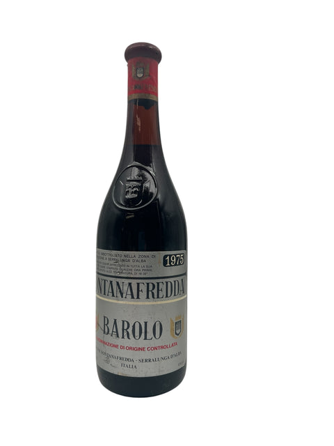 Flaske af Barolo Fontanafredda 1975 rødvin