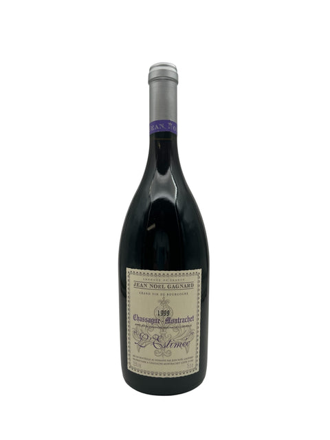 Flaske af Chassagne Montrachet Jean Noel Gagnard 1999 rødvin