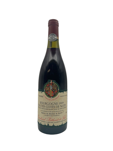 Bourgogne Bouchard Pothieret 1989 flaske