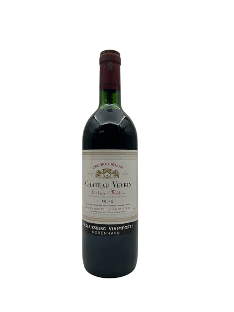 Flaske af Chateau Veyrin 1993 rødvin fra Listrac-Médoc