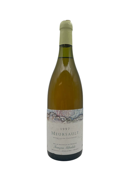 Meursault hvidvin fra François Mikulski 1997 flaske