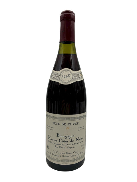 Flaske af Les Dames Huguettes 1993 Bourgogne rødvin