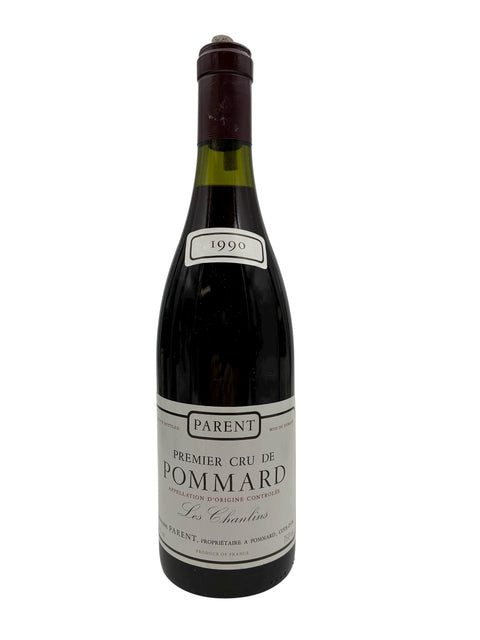 Flaske af Pommard Parent 1990 rødvin