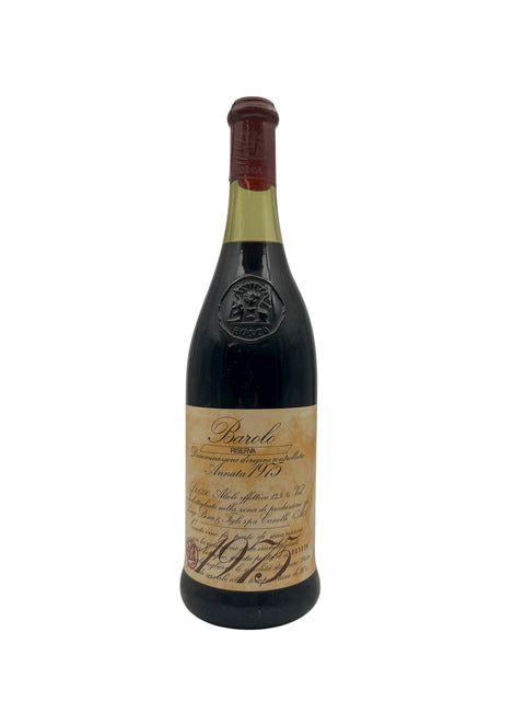 Billede af en flaske Barolo Riserva Luigi Bosca 1975 rødvin