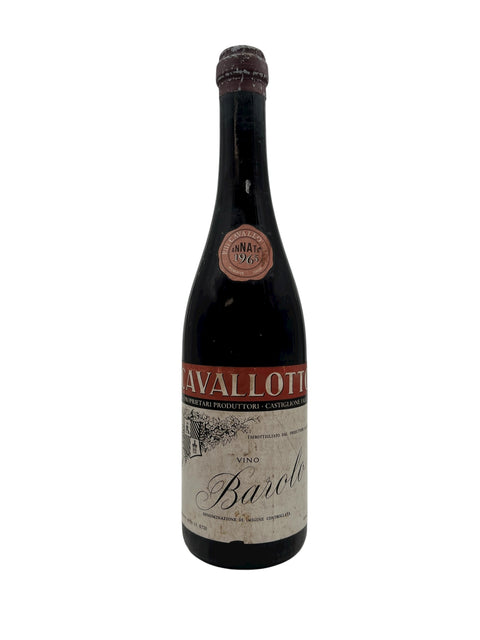 Barolo Cavallotto 1965 flaske