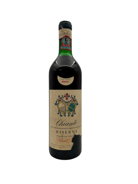 Flaske af Chianti Riserva 1965