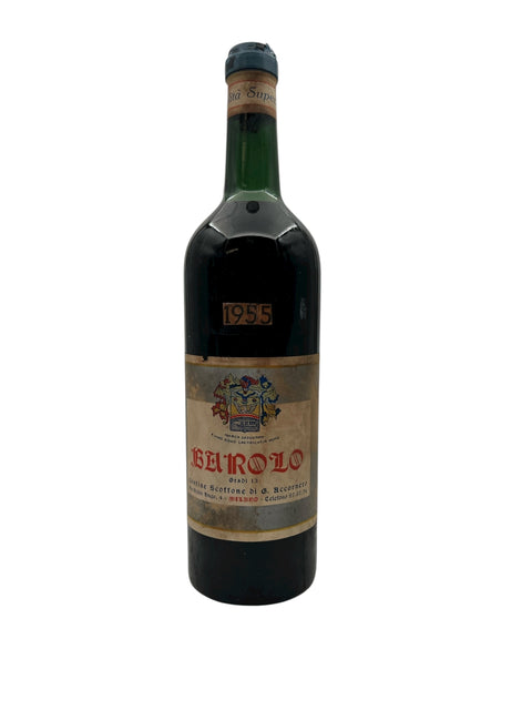 Flaske af Barolo Cantine Scotto 1955 rødvin