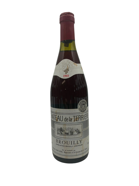Flaske af Brouilly Château de la Terrière 1985 rødvin