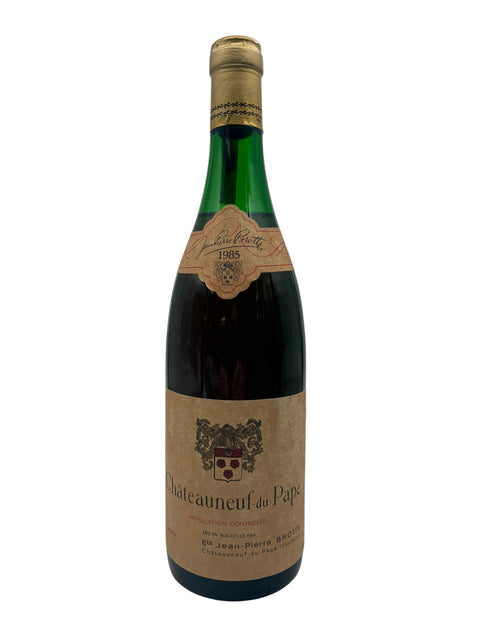 Flaske af Châteauneuf-du-Pape Brotte 1985 rødvin