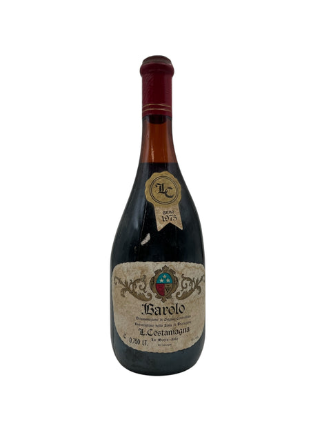 Flaske af Barolo Il Costamagna 1975 rødvin