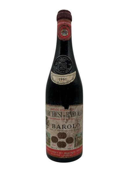Flaske af Barolo Marchesi di Barolo årgang 1961