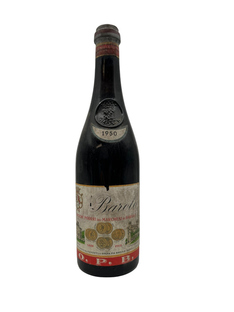 Flaske af Barolo Marchesi di Barolo 1950