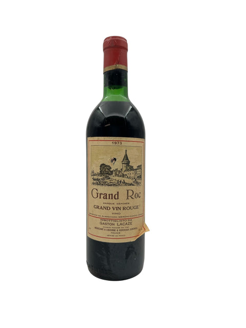 Flaske af Grand Roc Gaston Lacaze 1973 rødvin