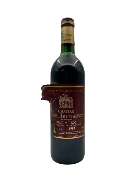 Flaske af Château Larose Trintaudon 1988 rødvin