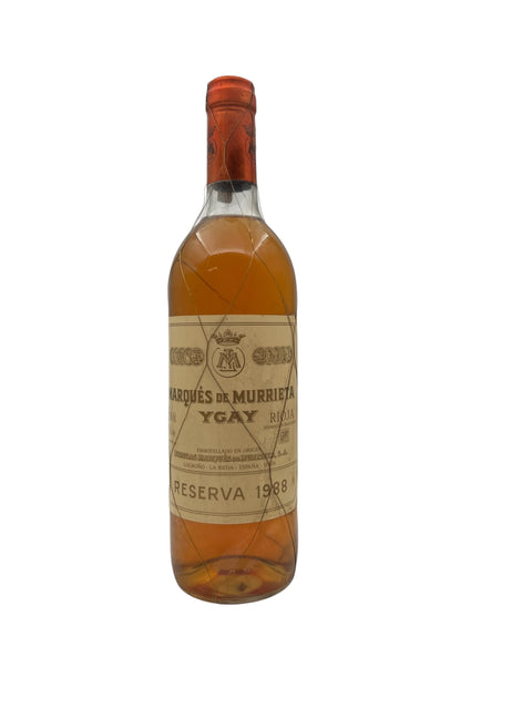 Flaske af YGAY Marqués de Murrieta 1988 rødvin