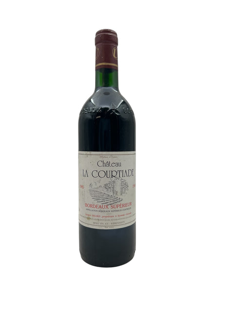 Flaske af Château La Courtiade Bordeaux Supérieur 1985 rødvin
