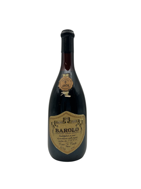Flaske af Barolo Azienda Ceste fra 1975