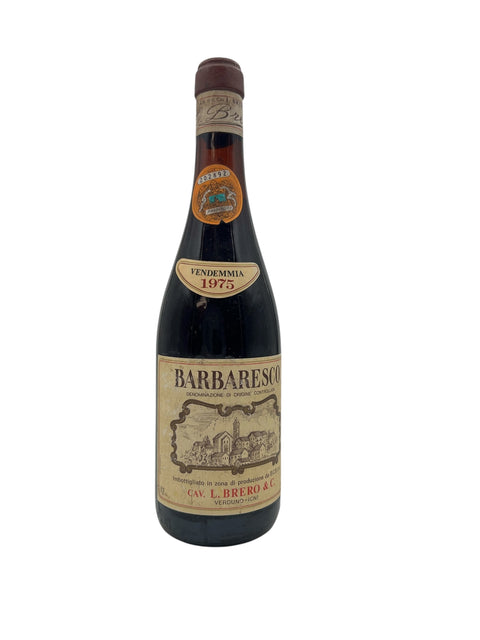 Barbaresco Cav L Brero årgang 1975 flaske