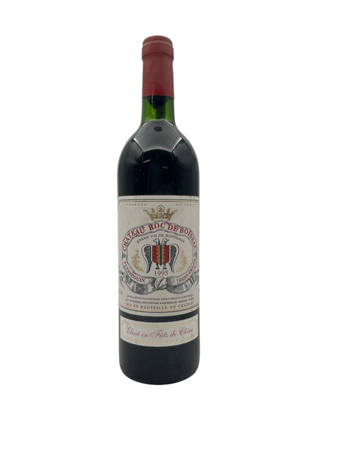 Flaske af Château Roc de Bouszac 1995 rødvin fra Bordeaux
