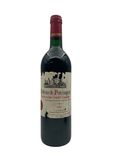 Flaske af Chateau de Puisseguin 1990 fra Saint-Émilion