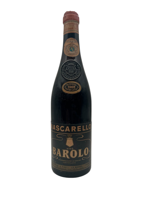Barolo Mascarello vinflaske 1962