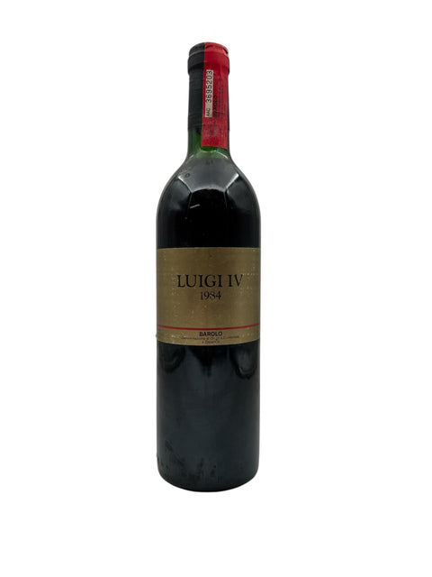 Flaske af Luigi IV 1984 med elegant etikette