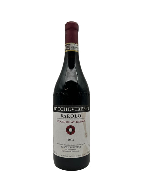 Flaske af Barolo Roccheviberti 2008 rødvin