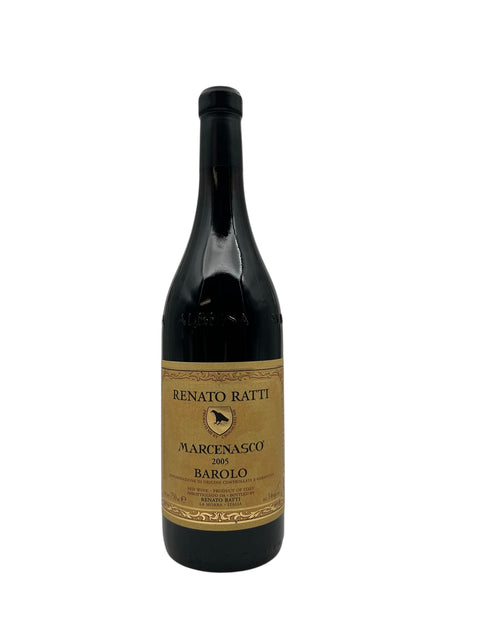 Flaske af Marcenasco Barolo 2005 fra Renato Ratti