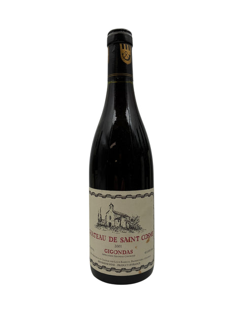 Gigondas Chateau de Saint Cosme 2001 flaske