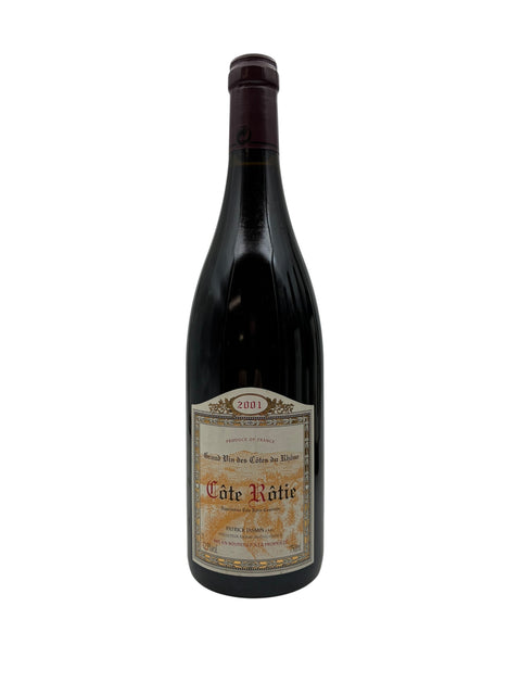 Flaske af Côte Rôtie fra Patrick Jasmin årgang 2001