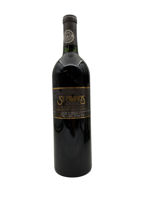 Flaske af St. Francis Cabernet Sauvignon 1995