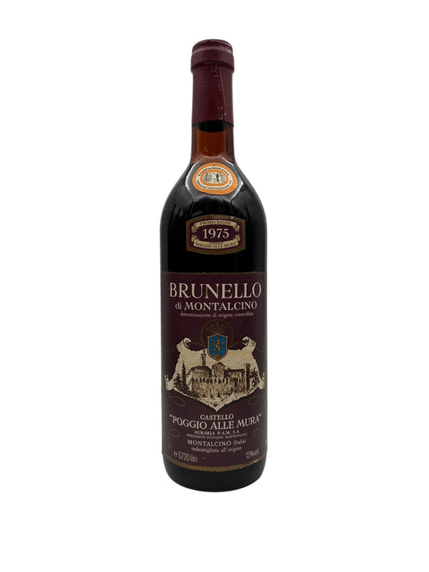 Flaske af Brunello di Montalcino Poggio alle Mura 1975