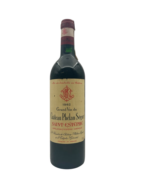 Flaske af Château Phelan Ségur 1982 fra Saint-Estèphe